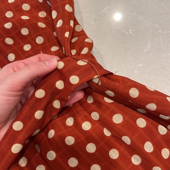 Revolve Dress size XS J.O.A. in burnt orange - Picture 7 of 9